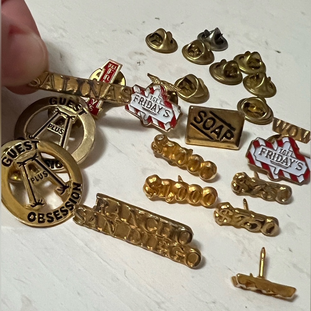 Set of 13 TGIFridays “Flare” Pins